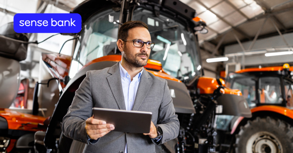 Sense Bank пропонує вигідний кредит на придбання нової агротехніки