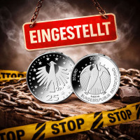 Німеччина зупинила випуск срібних монет через різке здорожчання сировини