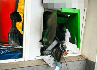 В Запорожье взорвали банкомат ПриватБанка