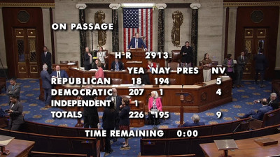 Палата представників США схвалила допомогу Україні та санкції проти рф