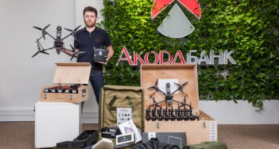 Комплекс дронів-бомберів від Акордбанку вже поїхали на передову