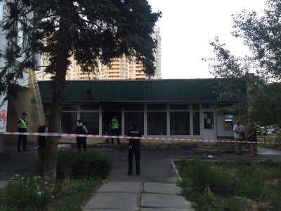 В Киеве в отделении Ощадбанка произошел взрыв