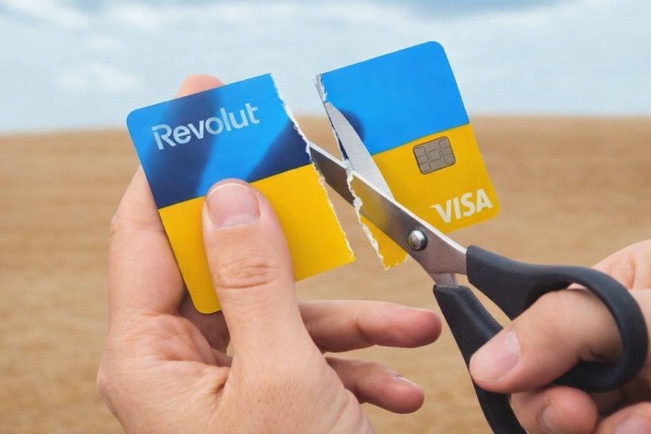 Revolut закриває рахунки усіх клієнтів з України