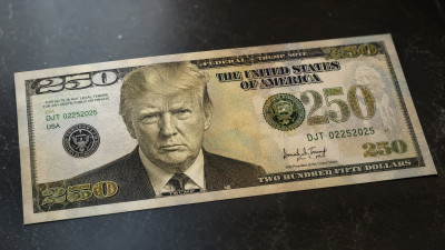 У США хочуть випустити купюру $250 із зображенням Трампа